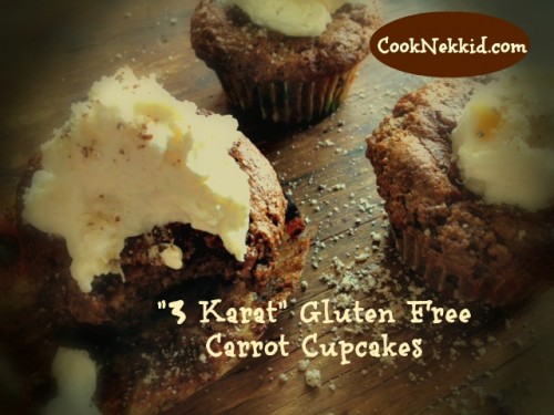 gluten free carrot cake muffins with pineapple whipped cream