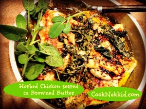 Herbed Chicken in Browned Butter Chicken