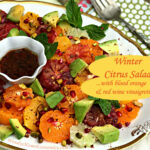 Winter Citrus Salad with Blood Orange & Red Wine Vinaigrette