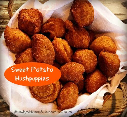 Sweet Potato Hushpuppies | Wendy's HOME EConomics!