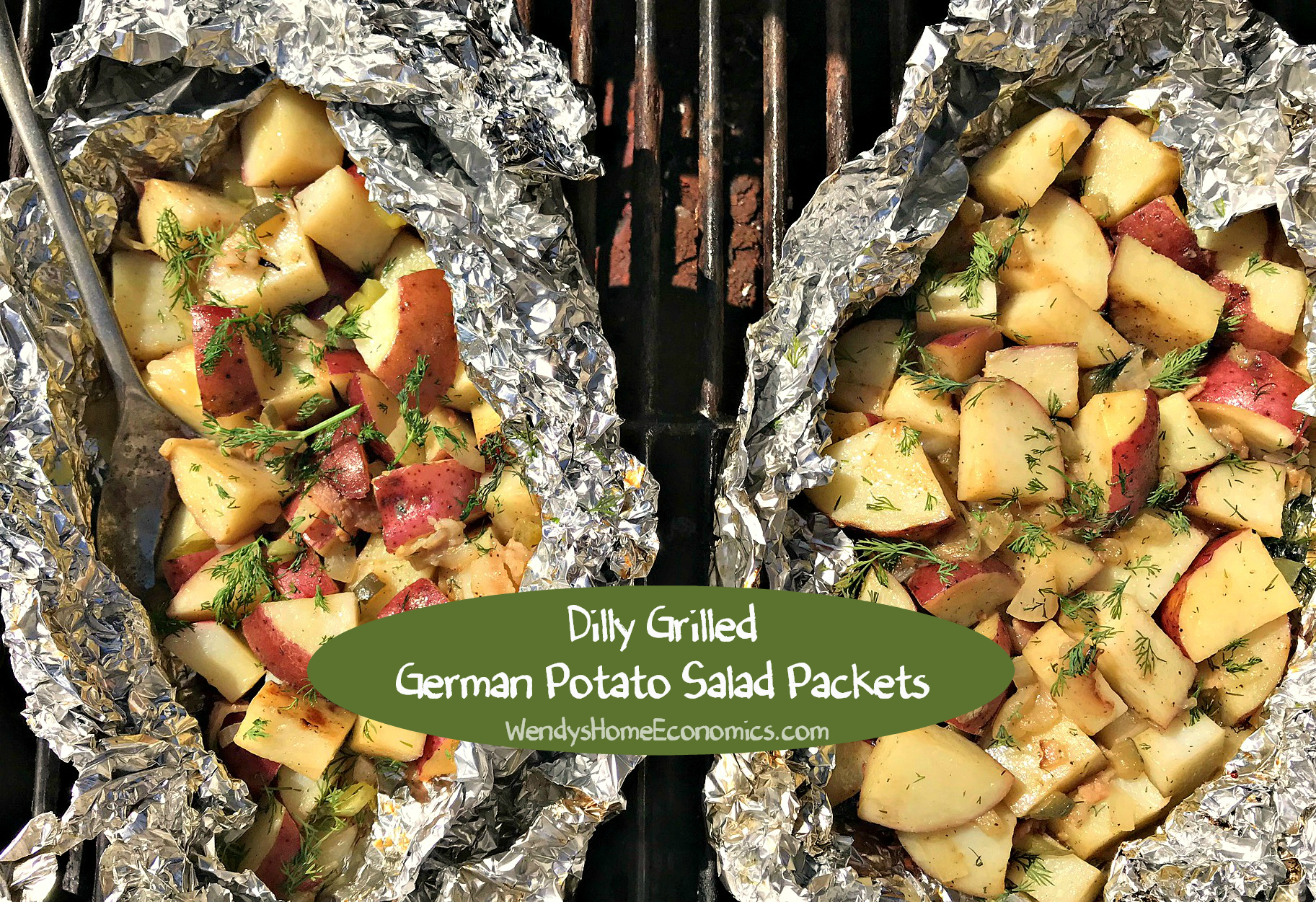 Dilly Grilled German Potato Salad Packets