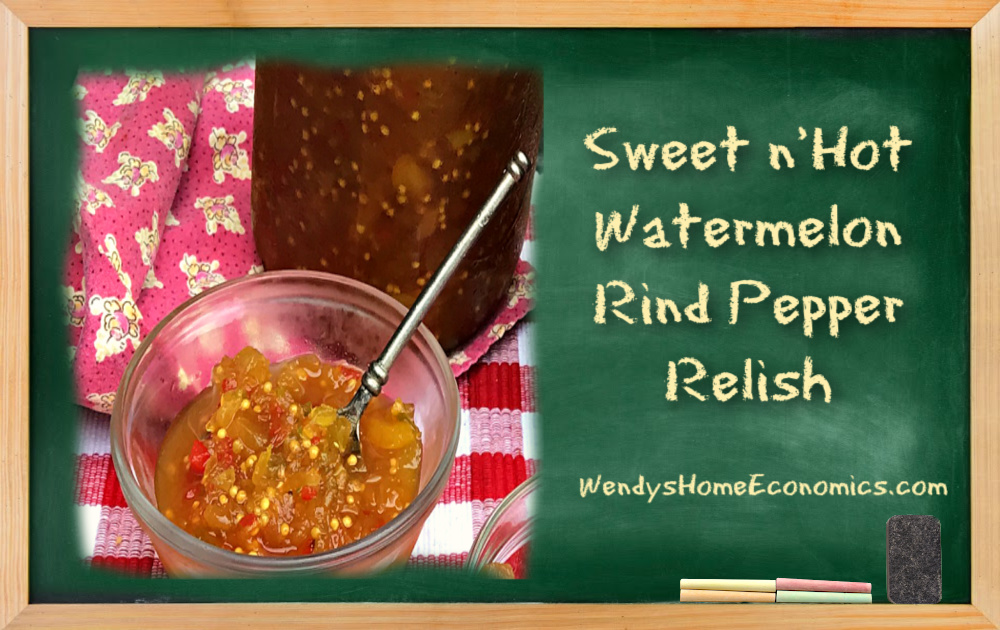 image of watermelon rind relish