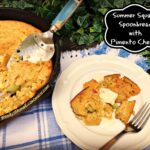 Summer Squash Spoonbread with Pimento Cheese