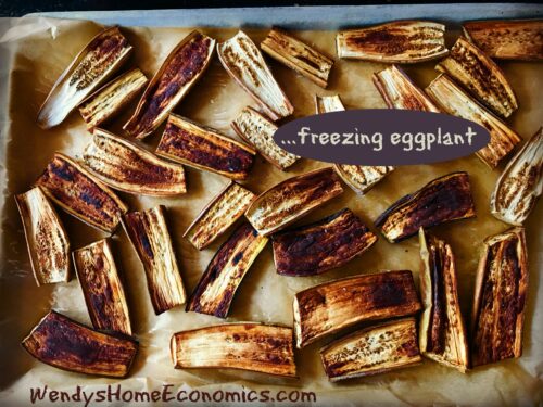 how to freeze eggplant