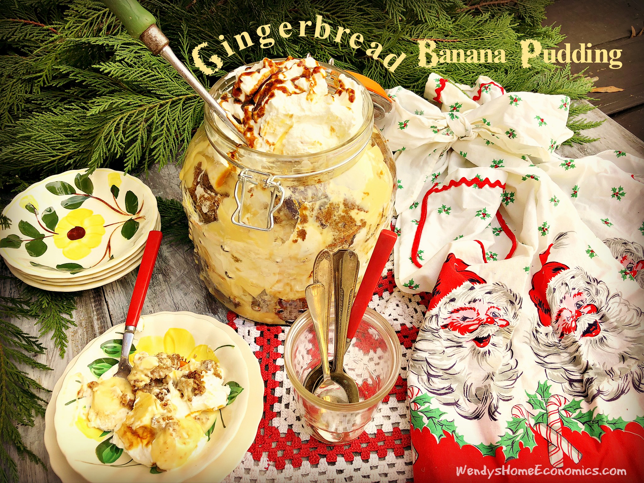 Gingerbread Banana Pudding