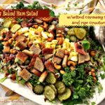 Honey Baked Ham Salad With wilted caraway slaw and rye croutons