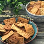 Savory Bay Crackers with browned butter