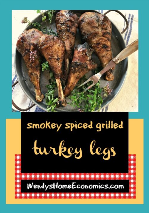 Smokey Spiced Grilled Turkey Legs