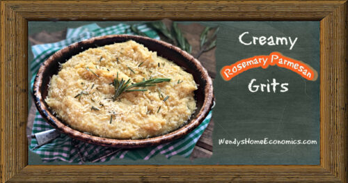 Creamy Rosemary Parmesan Grits