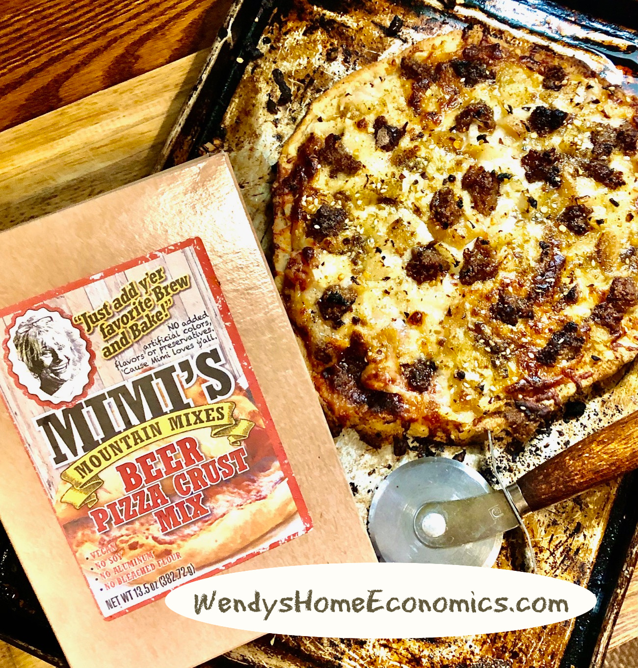 Mimi's Mountain Mix Pizza at Wendy's Home Economics!