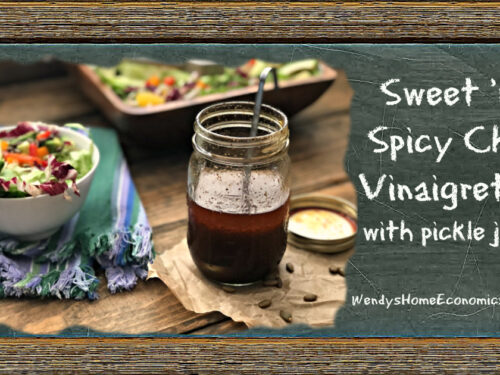 Spicy Balsamic Vinaigrette - A Unique Salad Dressing Recipe