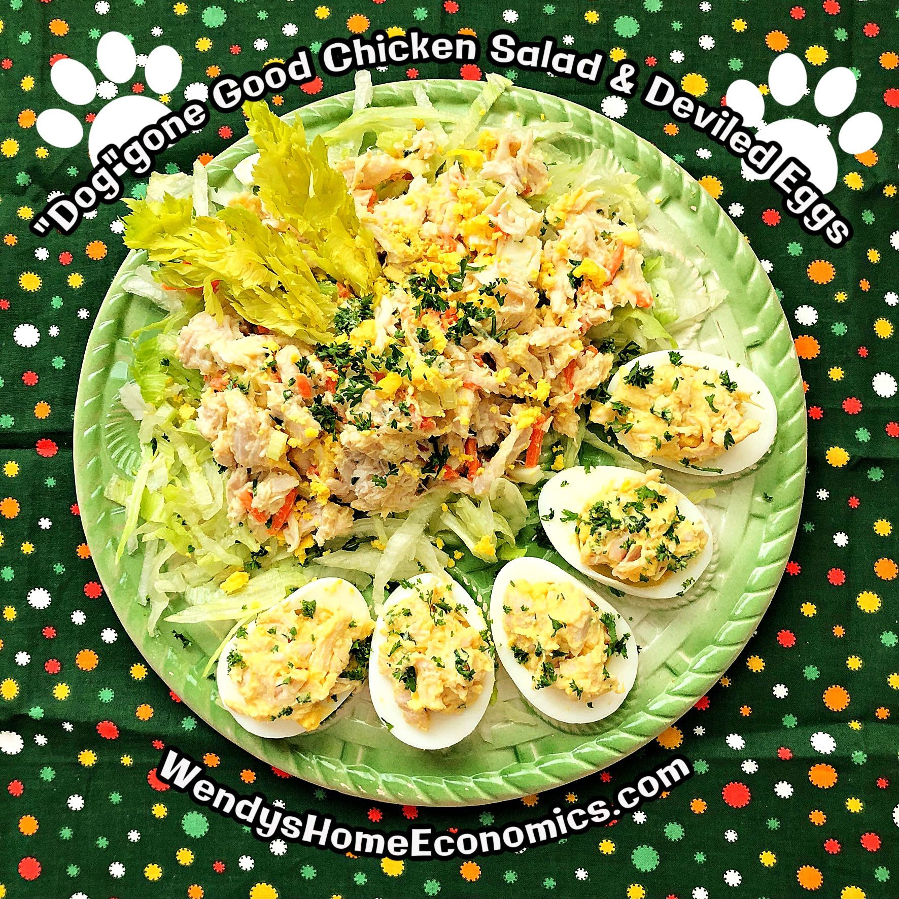 Doggone Good Chicken Salad and Deviled Eggs