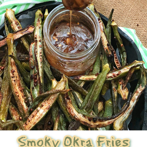 Crispy roasted okra best sale