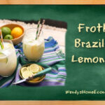 Image of frothy brazilian lemonade