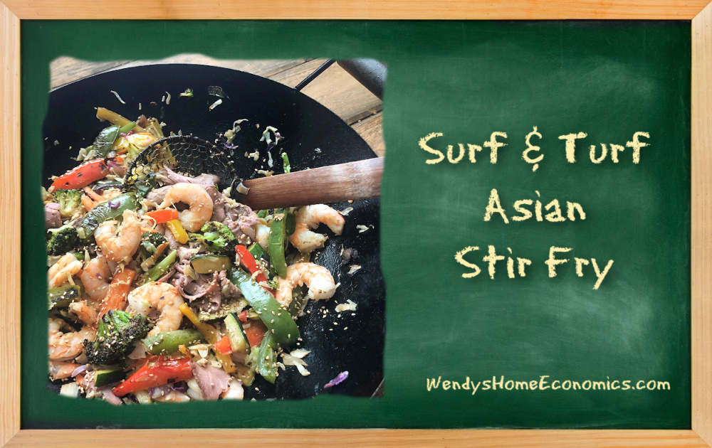 Surf n' Turf Asian Stir Fry