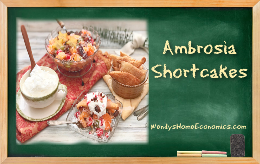 image of ambrosia shortcakes