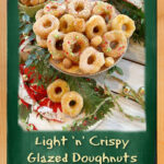 image of light and crispy glazed doughnuts