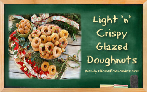 image of light and crispy fried doughnuts